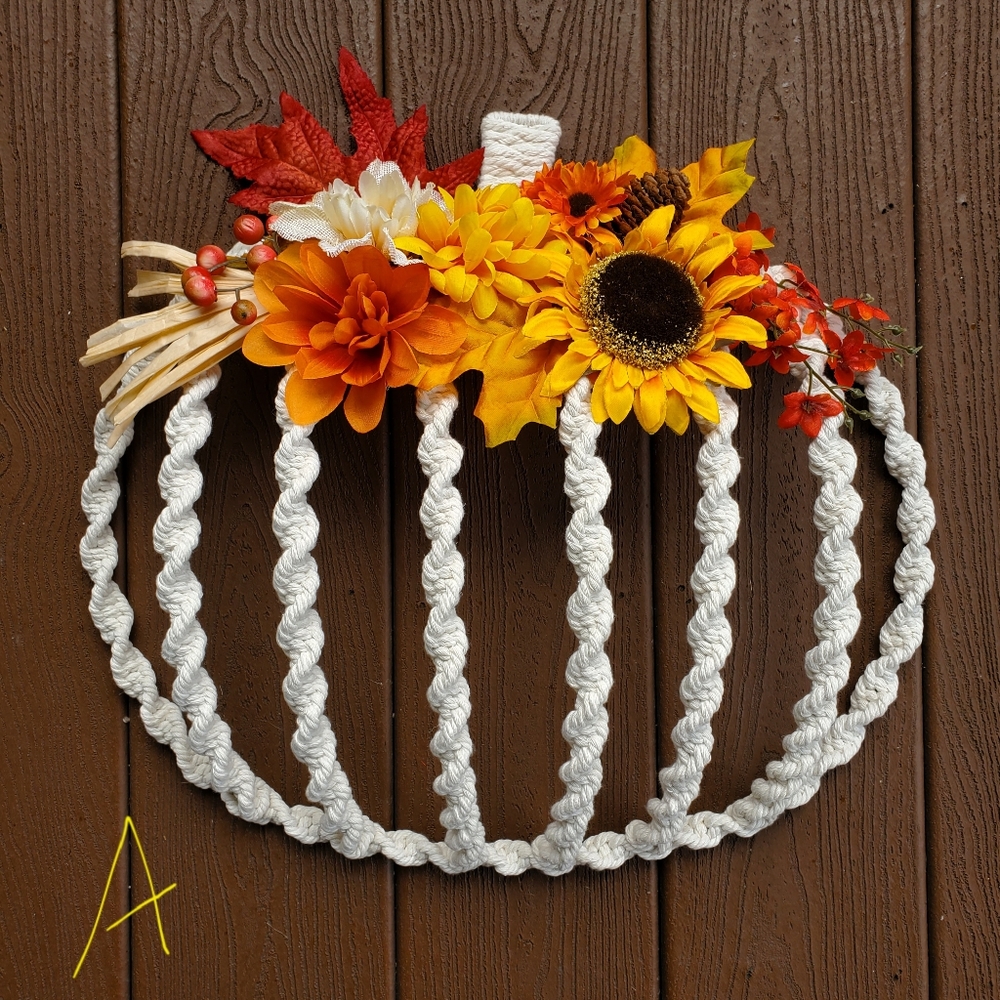 Fall Pumpkin Wreath